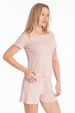 Пижама М325373пб пудровый/белый - Елена фото 7