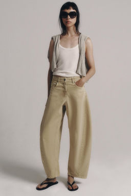 JEANS ZW COLLECTION BALLOON TIRO MEDIO / Amarillo