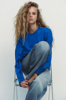 PLAIN KNIT SWEATSHIRT - Zara фото 9