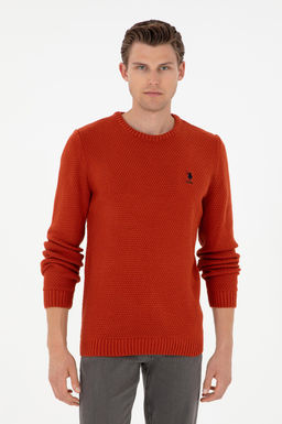 Мужской меланжевый свитер с плиткой Неожиданная скидка в корзине