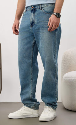 Джинсы муж. F611-0133R m.blue - Fine joyce фото 3