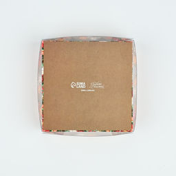 Цена за 5 шт. Коробка для кондитерских изделий с пластиковой крышкой «8 Марта», 10.5×10.5×3 см