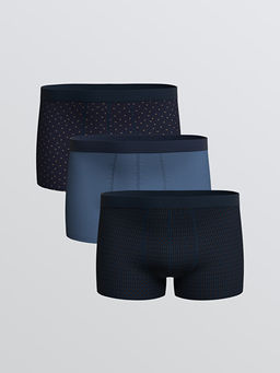 Standart Kal?p Pamuklu Esnek Erkek Boxer 3l?
