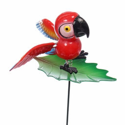Фигура на спице "Попугай Ален" 13*13*60 см
