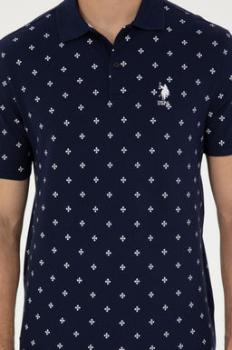 Мужская темно-синяя футболка - U.s. polo assn фото 6