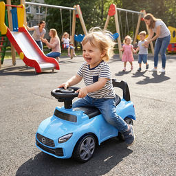 Каталка для детей Rocket R0271 (цвет голубой)