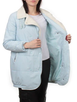 S24-236 LT. BLUE Куртка демисезонная женская (100 гр. холлофайбер) - Fashion фото 7