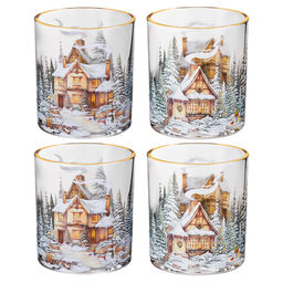 НАБОР СТАКАНОВ ИЗ 4-Х ШТ. НАКАНУНЕ РОЖДЕСТВА 320 МЛ