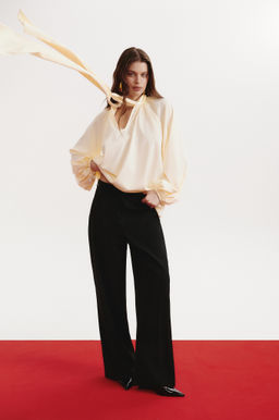 Брюки из костюмной ткани со складками - Mollis фото 2