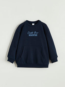 Bisiklet Yaka Bask?l? Erkek ?ocuk Tak?m 2li