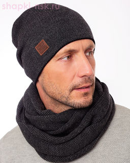 LL 1003 PE 1003 Комплект мужской флис (колпак+снуд) (57-59)