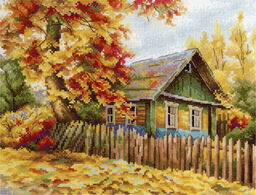 Набор для вышивания М.П.Студия НВ-839 Домик на пригорке 20 х 25 см