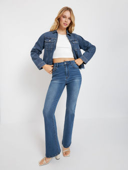 Брюки джинсовые жен. Flavi синий - Concept club фото 3