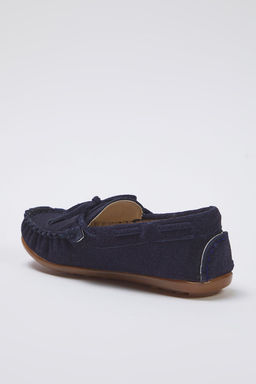 Trendyolmilla Shoes Lacivert Bagc?k Detayl? Buyuk/Kucuk Erkek Cocuk Kids Loafer Ayakkab? TAKSS25LA00009  фото 6