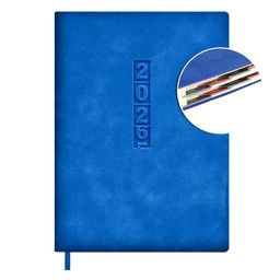 Ежедневник датированный 2026 ESCALADA, #ДУМАЙ КАК МИЛЛИАРДЕР, А6+, 176 л., арт. 70298/ 20 ТИВОЛИ ГЛОСС СИНИЙ