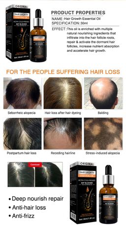 Эфирное масло от выпадения волос с биотином 30 мл