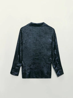 Блузка из блестящей ткани / Zarina