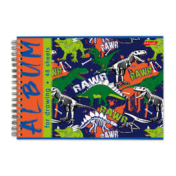 Светоч Альбом для рисования 100 г/м2 A4 29 х 20.5 см 6 шт. на гребне 48 л. 48АЛГР4_000274 Милые и ужасные