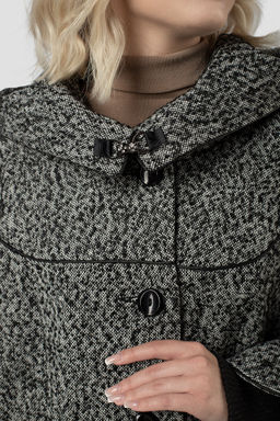 01-09737 Пальто женское демисезонное - El podio фото 6