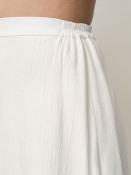 Юбка из вискозы 8011946 белая