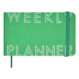 Еженедельник недатированный ESCALADA, 150х90 мм, 80 л., арт. 64075/ 20 ВИННЕР ЗЕЛЁНЫЙ (кожзам: твёрд