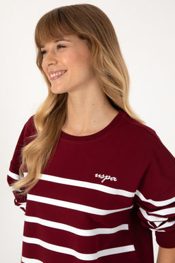 Kad_n Bordo Sweatshirt - U.s. polo assn фото 2