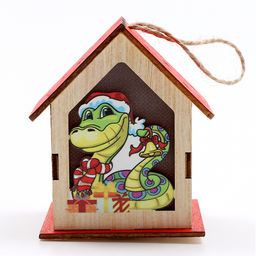 Декор с подсветкой «Сказочный дом», 6.5×6.5×8.5 см