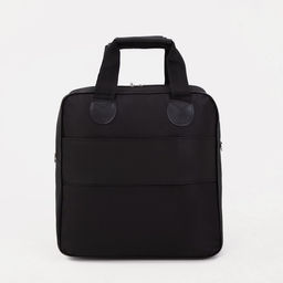 Сумка дорожная 2 в 1 на колёсах 20, отдел на молнии, 4 наружных кармана, цвет чёрный - Simaland фото 7