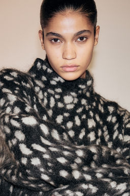 Jersey en mezcla de mohair con cuello perkins - H&m фото 3