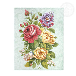 Набор полотенец из рогожки "Пионы" 45*60/3 шт. - 45*60 Полотенца из рогожки