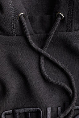 Sudadera oversize con capucha y bordado - H&m фото 6