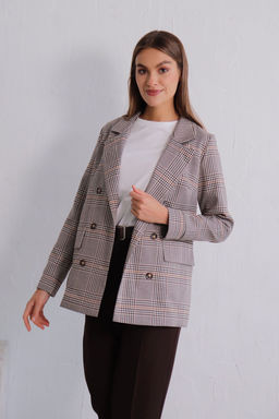 11827 Жакет двубортный в клетку - Martichelli фото 6