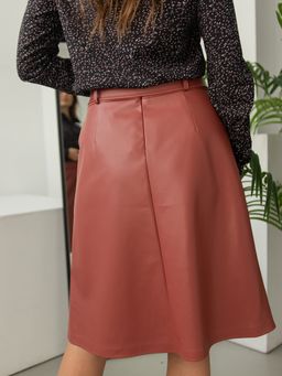 юбка из экокожи 1001-0635 - Трика фото 6