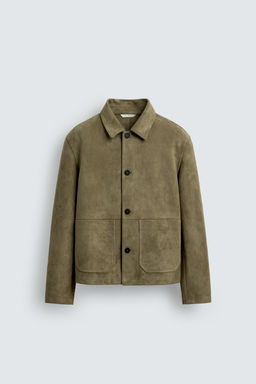 FAUX SUEDE JACKET WITH POCKETS - Zara фото 7