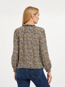 рубашка женская из вискозы с принтом - Glenfield фото 6