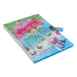 Записная книжка подарочная на замочке, А6+, 50 листов, линия, Зонтик, МИКС - Calligrata фото 3