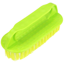 Щетка хозяйственная пластмассовое основание Радуга 13,5х5,3х5,3см, жесткая щетина 2см, мятный (Китай) - Домашняя мода фото 12