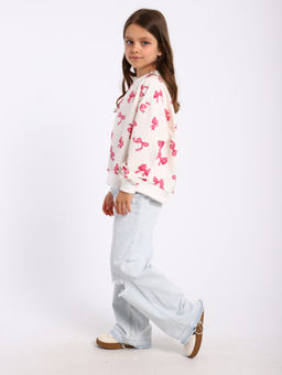 ДЖ063 Джемпер "Бант" (розовый)