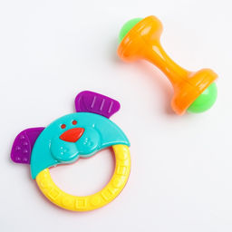 Набор погремушек Маленькие радости, 2 шт, цвет МИКС - Крошка я фото 2