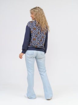 892 Свитшот "Серый/буквы/оранжевый"