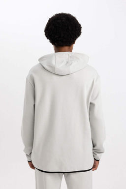 DeFactoFit Толстовка стандартного кроя с капюшоном и принтом  фото 7