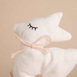 Цена за 2 шт. Мягкая игрушка «Оленёнок», 15 см, цвет белый, с бантиком