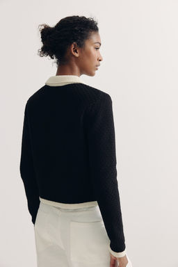 Cardigan en punto con textura - H&m фото 3