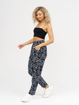 953 Брюки "Черный/микки"