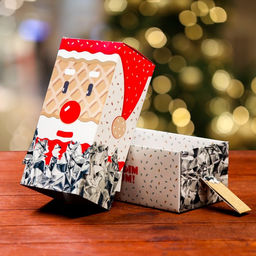 Цена за 10 шт. Подарочная коробка С Новым годом 10,1 х 8,2 х 20,2 см - Simaland фото 10