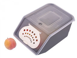 Контейнер для овощей 7,6л 14,8*32,3*22см серый