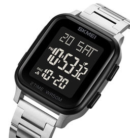 Часы наручные Skmei мужские электронные спортивные 1859silver