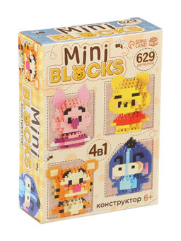 Конструктор «Mini Blocks. Зверята», 629 деталей