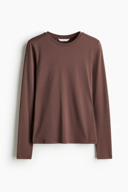 Camiseta de microfibra de manga larga - H&m фото 6