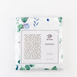 Скатерть Этель Eucalyptus 146?180 см, 100% хлопок, саржа 190 г/м?